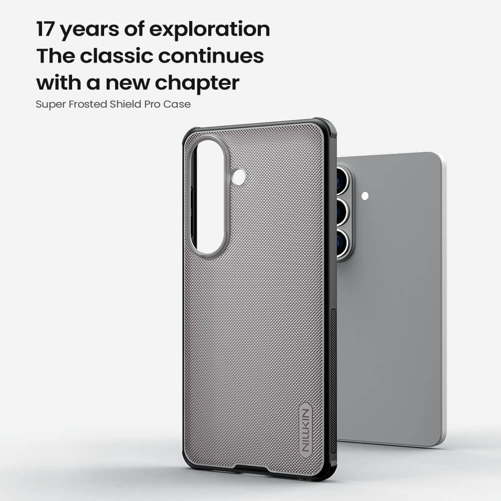 Чехол-крышка NILLKIN для Samsung Galaxy S26 (серия Frosted shield Pro Transparent Black)